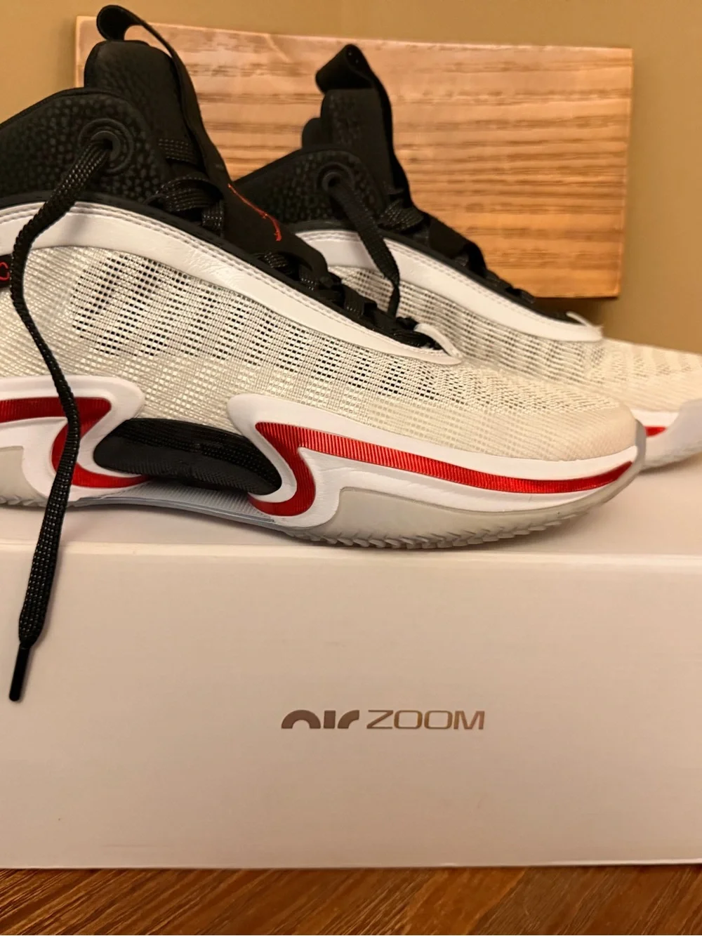Air Jordan XXXVI 36 “First Light” – Men’s 9.5 – White/University Red/Black